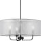 Progress Lighting Riley Collection Black Three-Light Pendant P500243-031 - alternate 3